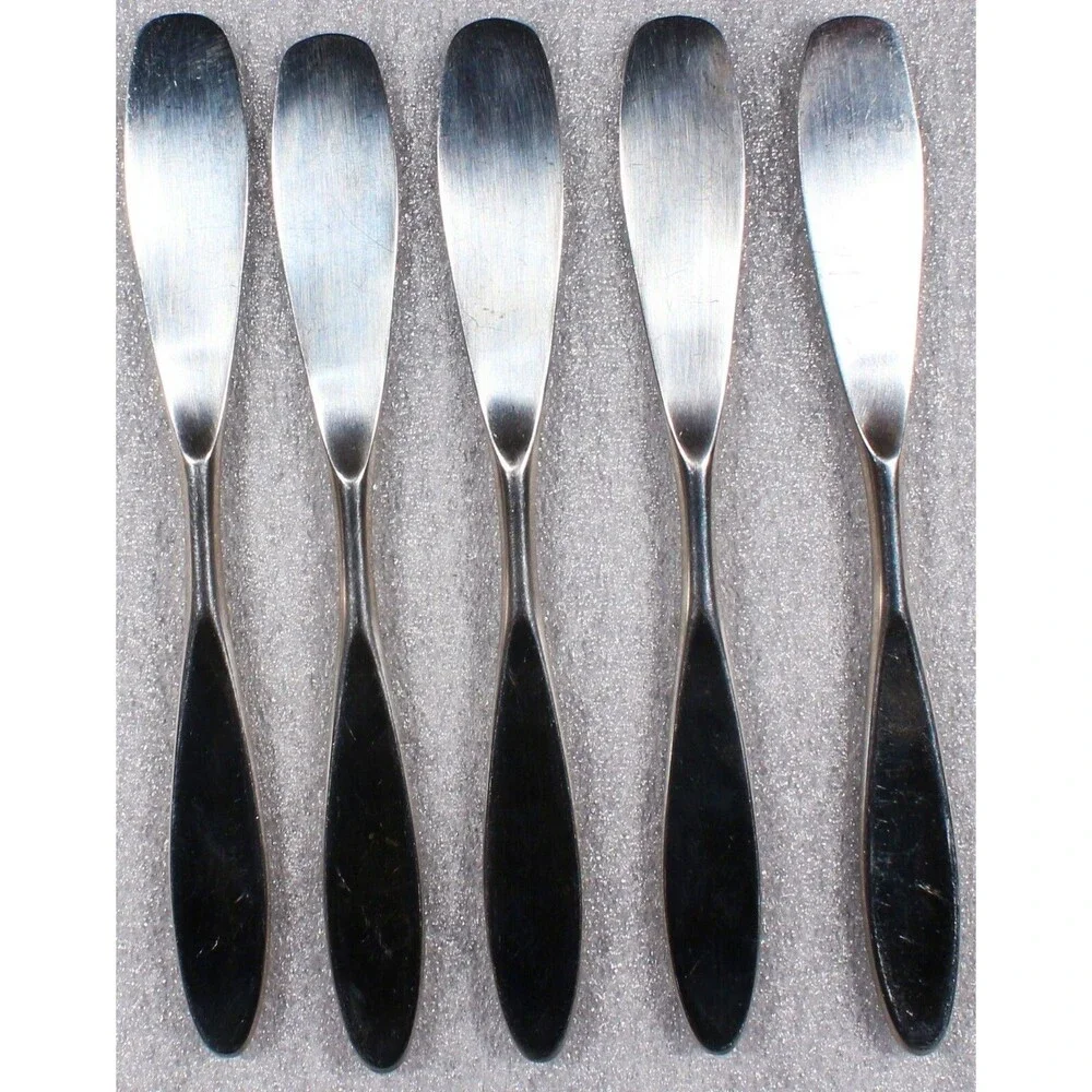 WMF Cromargan Edinburgh Festival Butter Spreader Knives Set of 5 Japan Stainless